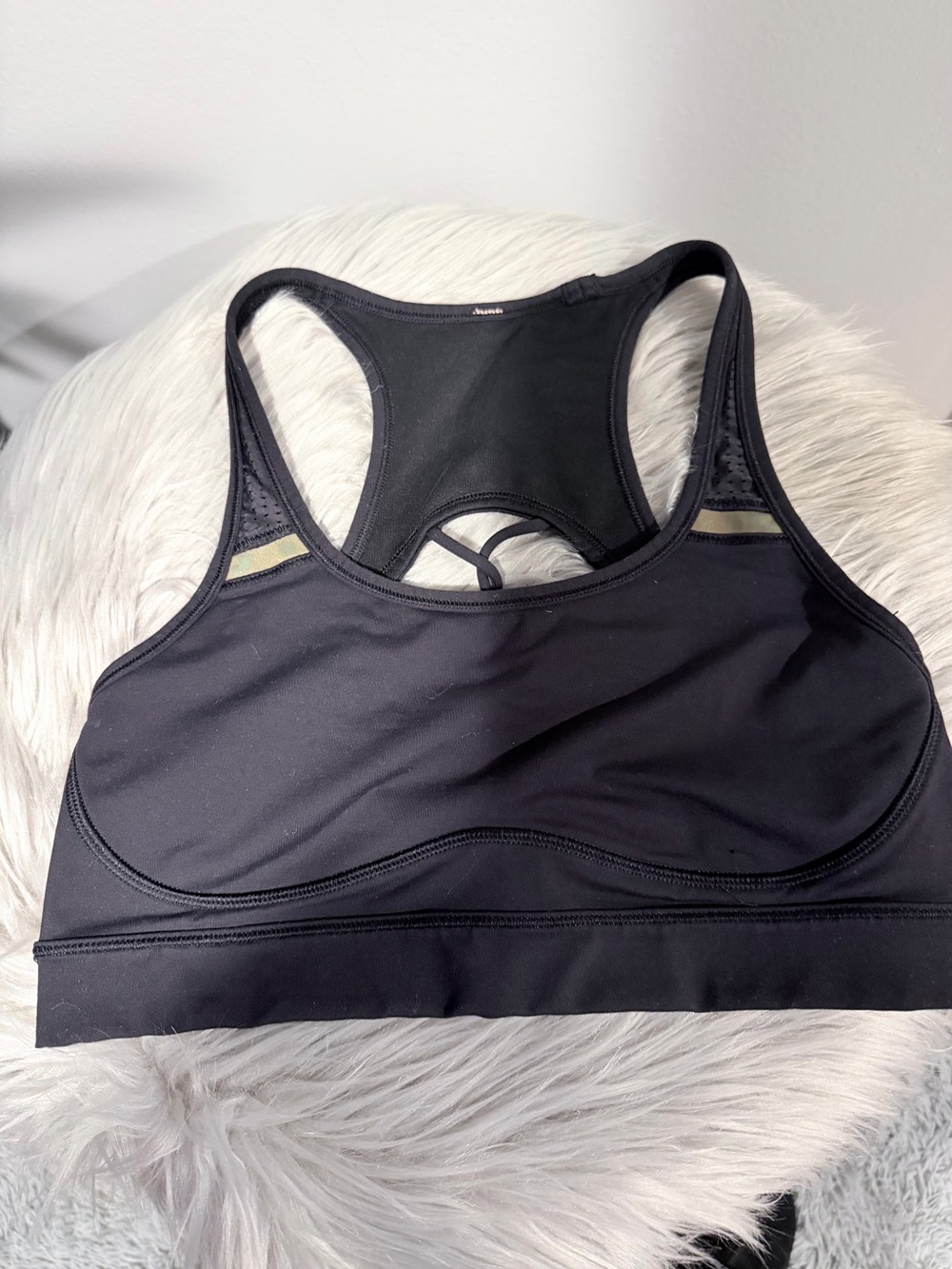 lululemon athletica Black Racerback Sports Bra